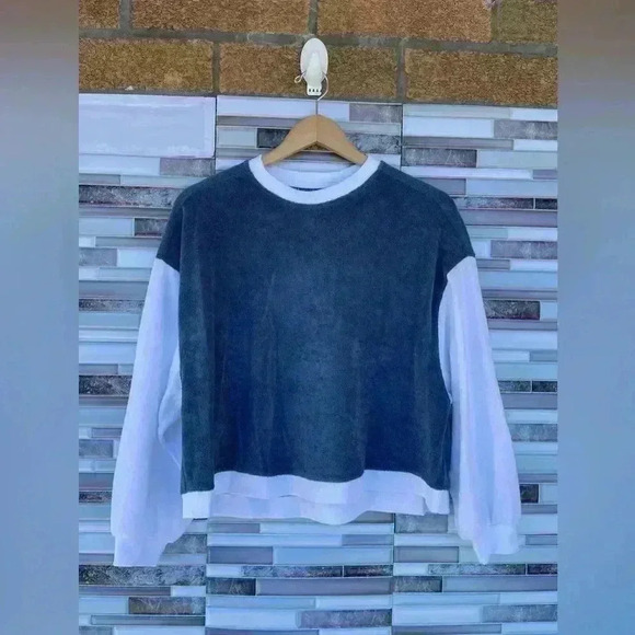 Electric and rose terrycloth color block 2 piece small - Picture 8 of 12